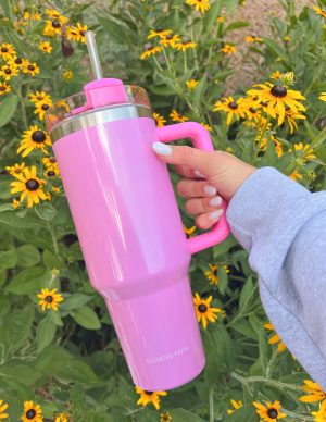 Basics Pink 40 oz Tumbler
