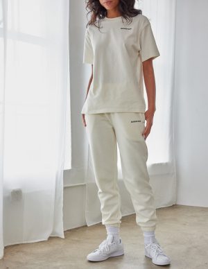 Basics White Sand Unisex Sweatpant