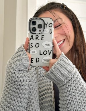 Black You Are So Loved Phone Case