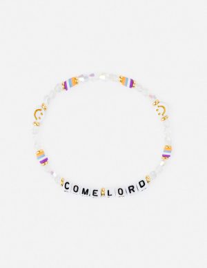 Come Lord Letter Bracelet