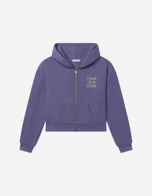 Created by the Creator Plum Full-Zip Hoodie