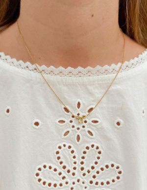 Dainty Bow Necklace