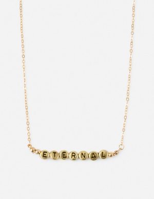Eternal Letter Necklace