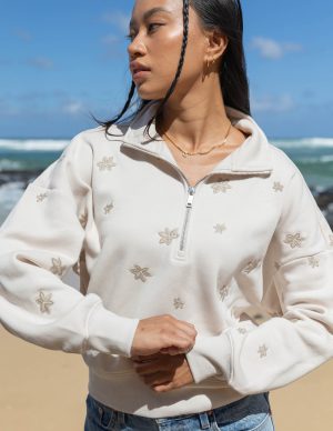 Floral Women’s Half-Zip