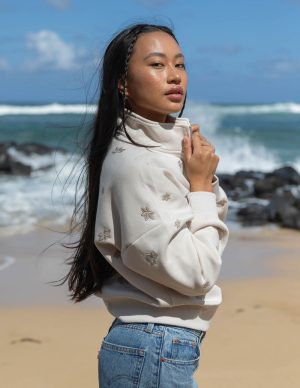 Floral Women’s Half-Zip