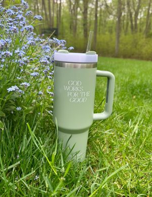 God Works for the Good 40 oz Tumbler