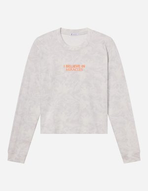 I Believe in Miracles Camo LS Heavyweight Tee