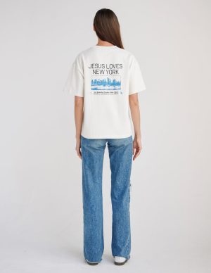 Jesus Loves New York Heavyweight Tee