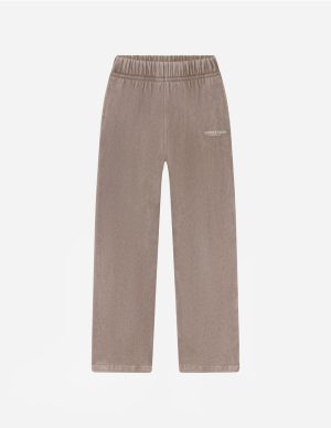 Kingdom Club Brown Wide Leg Sweatpant