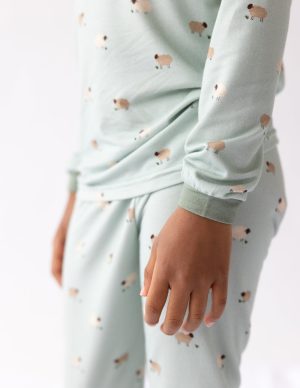 Lamb Bamboo Kids Pajama Set