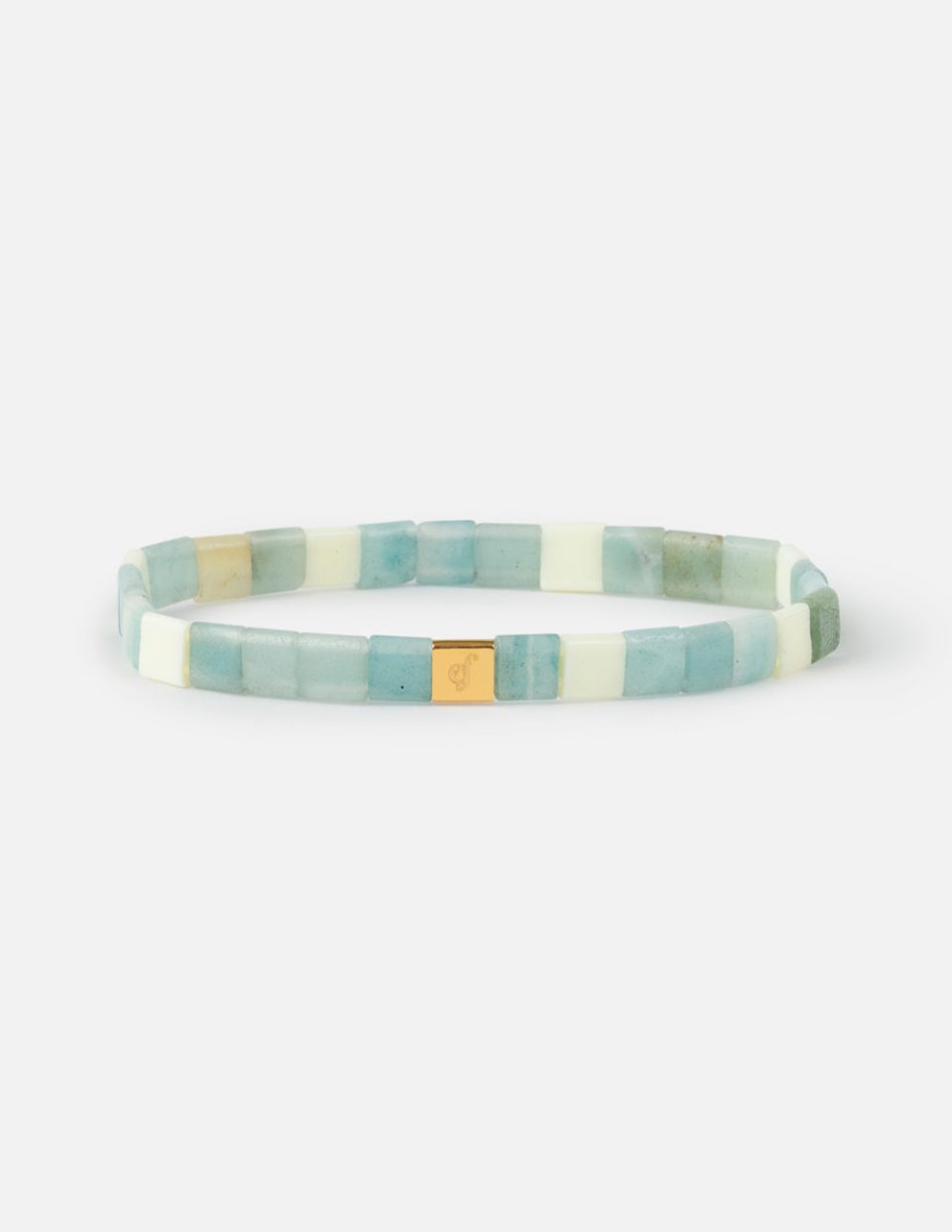 Logo Tile Letter Bracelet