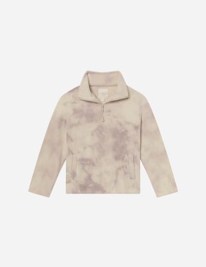 Marble Fleece Kids Pullover