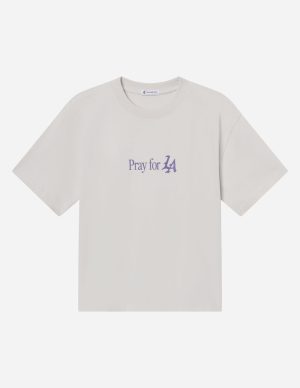 Pray for Los Angeles Heavyweight Tee