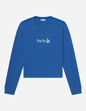 Pray for Los Angeles LS Heavyweight Tee