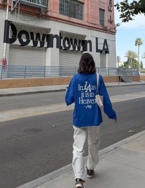 Pray for Los Angeles LS Heavyweight Tee
