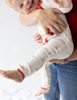 Sailboat Bamboo Convertible Footed Onesie