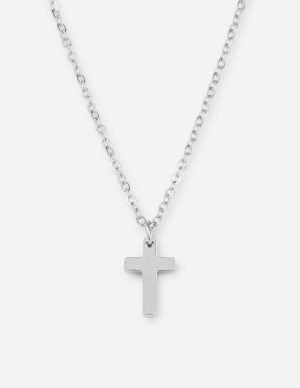 Silver Cross Necklace