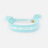 Teal WWJD Embroidered Bracelet