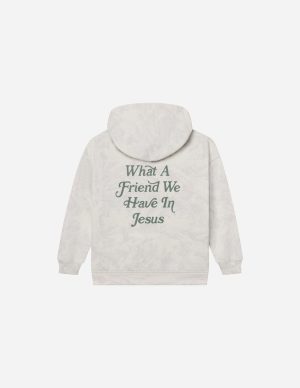 What a Friend in Jesus Camo Kids Hoodie