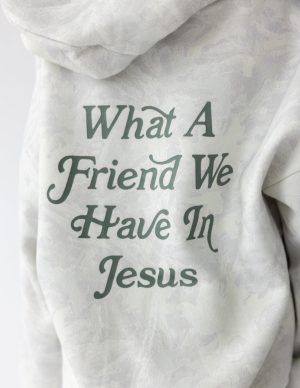 What a Friend in Jesus Camo Kids Hoodie