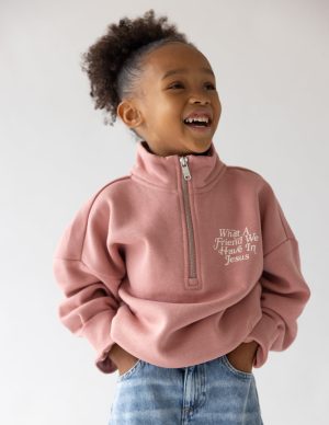 What a Friend in Jesus Kids Half-Zip