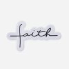 Cursive Faith Sticker