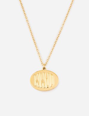 Gold WWJD Necklace